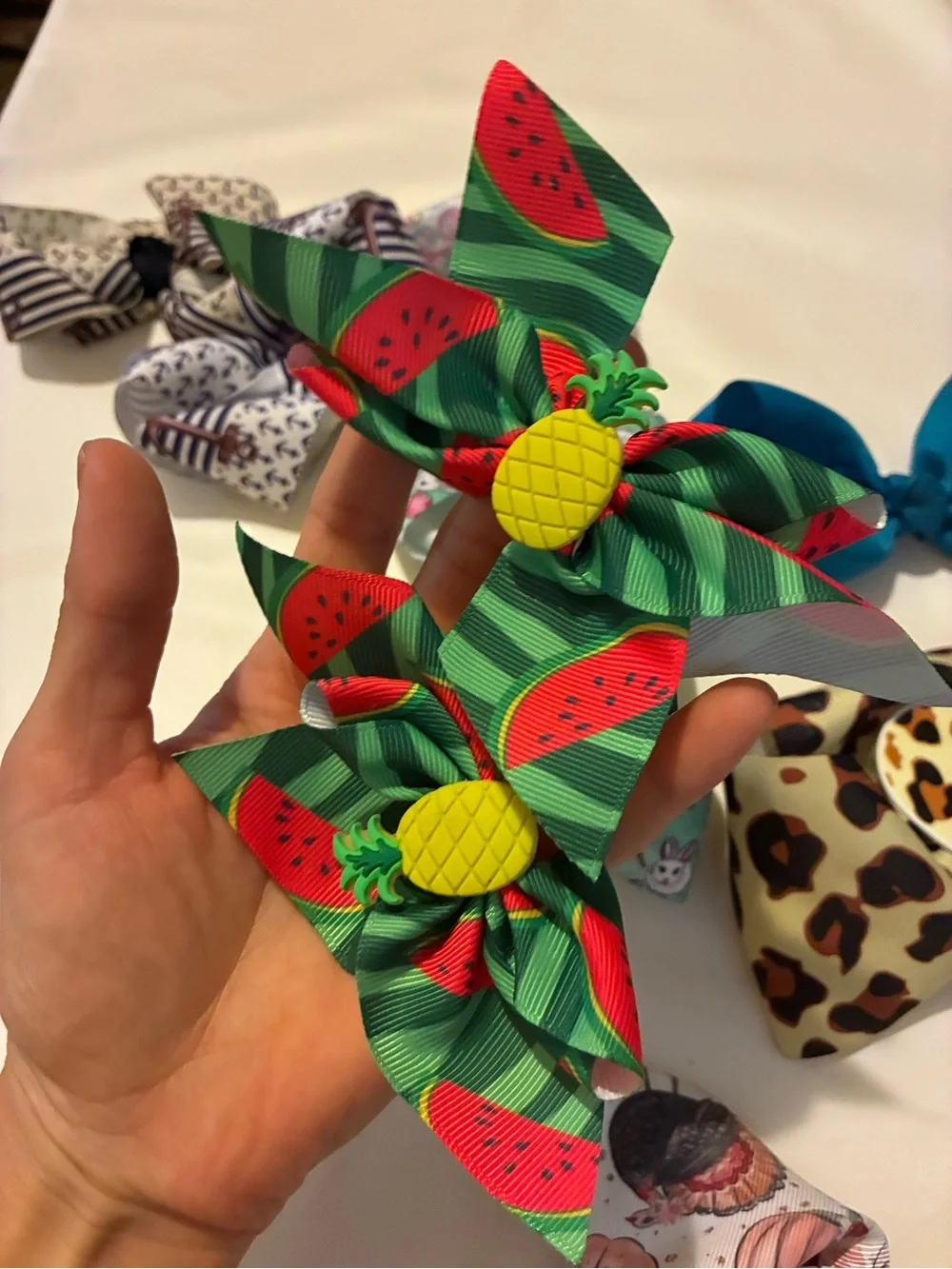 Kids Hair Bow Set -